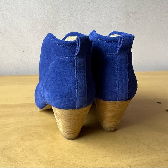 Brand New Blue Report Suede Boots Booties - Picture 6 of 16